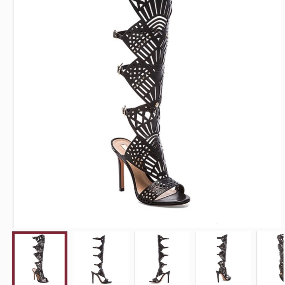 SCHUTZ Brasiliana Convertible Laser-Cut Sandal. NIB - Picture 16 of 16
